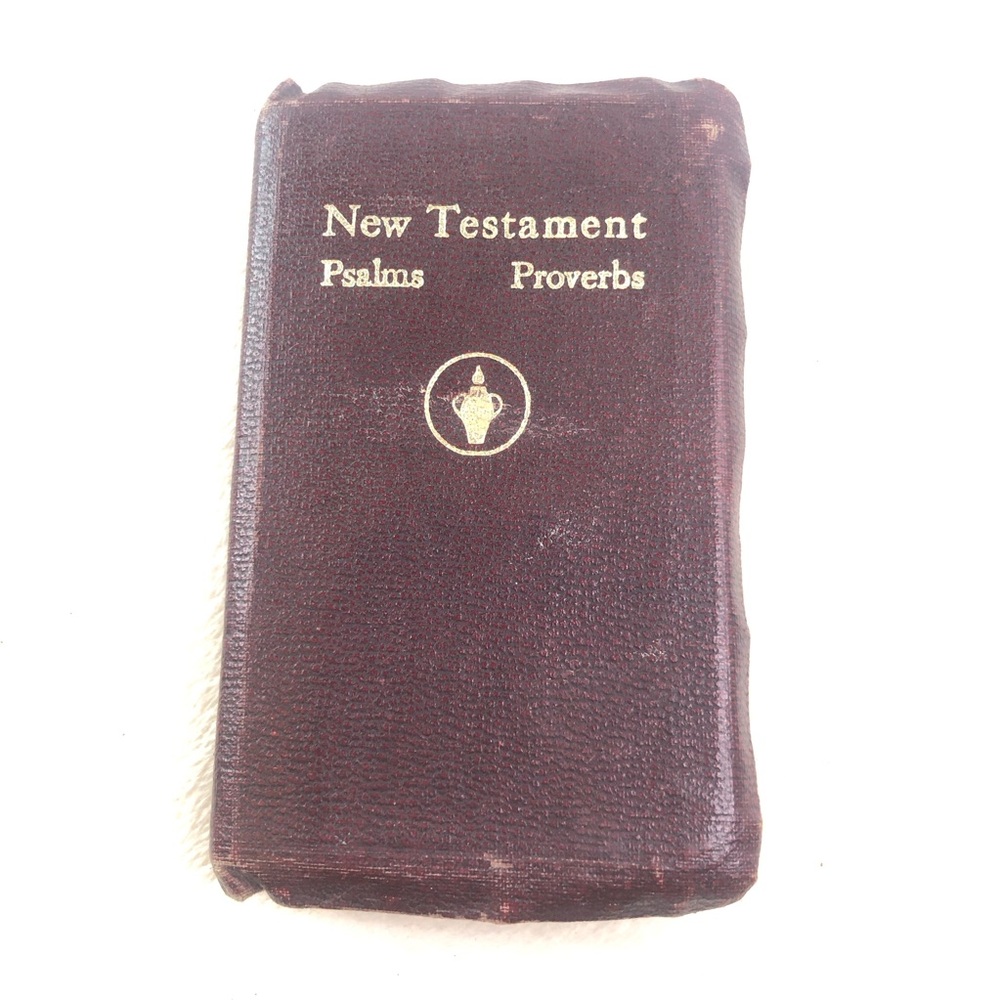 Gideons New Testament Psalms Proverbs 1963 Pocket Size